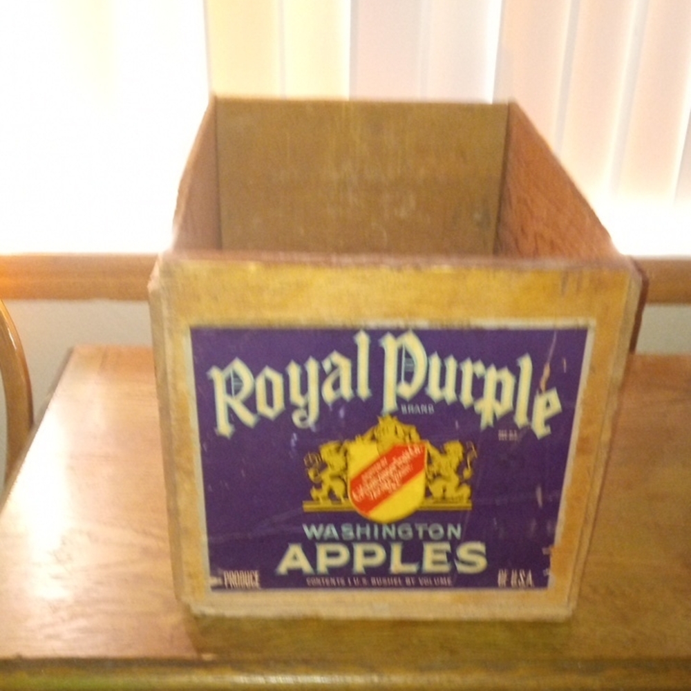 Wooden Apple Crate